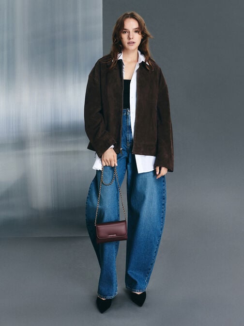 محفظة اوكتافيا, أحمر توتي فاخر, hi-res