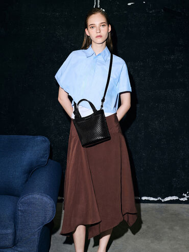 شنطة توت جونو مثقبة, أسود كلاسيكي, hi-res