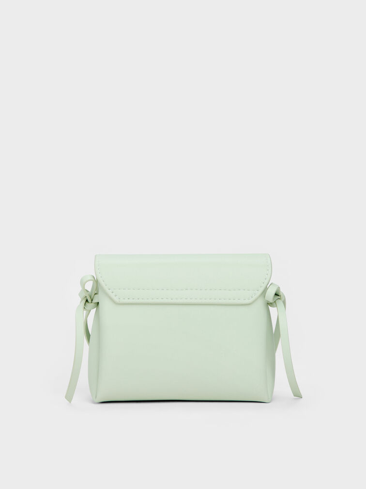 Hazel Bow Small Wallet, Mint Green, hi-res