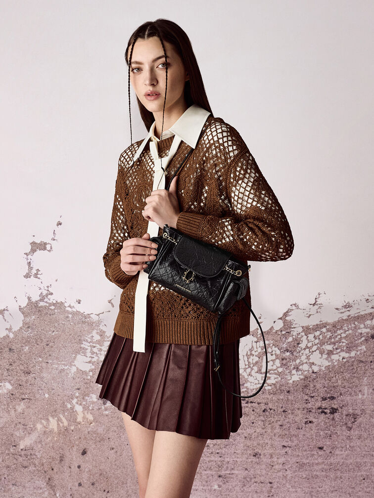 حقيبة ظهر مبطنة, أسود, hi-res