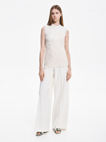 صندل سلايد بطبعة زهور, أخضر, hi-res