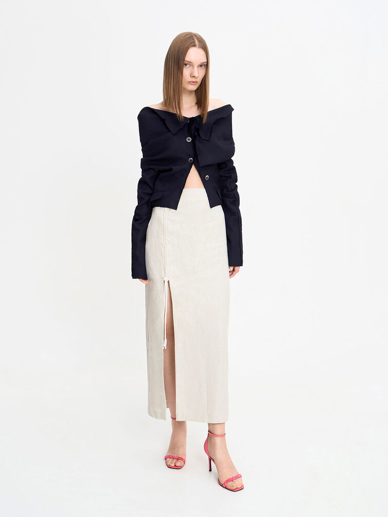 صندل بكعب بحزام مزين بالخرز, وردي, hi-res