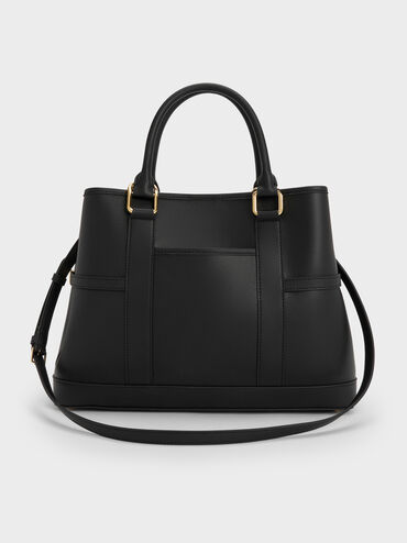 Scottie Tote Bag, Black, hi-res