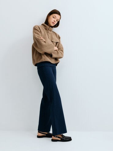 Gale Slingback Loafers, Black, hi-res