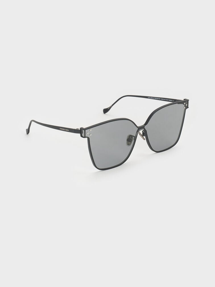 نظارات شمسية جيني بإطار الفراشة, أسود كلاسيكي, hi-res