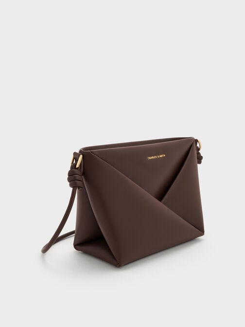 Midori Geometric Crossbody Bag, Espresso Brown, hi-res