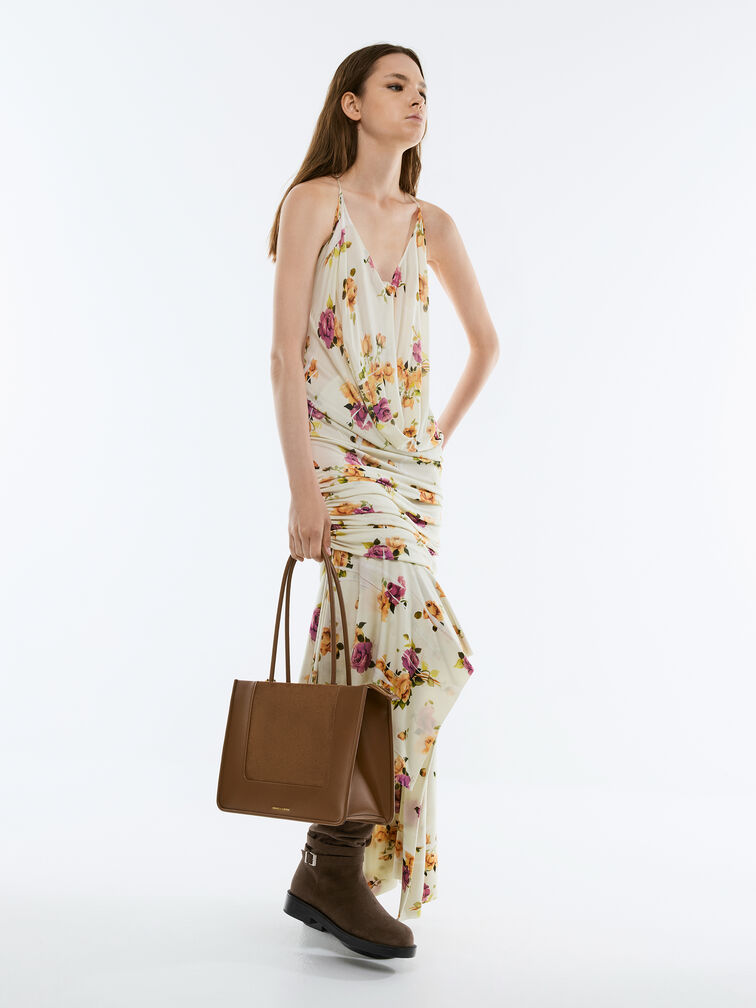 Daylla Tote Bag, Mocha Brown, hi-res