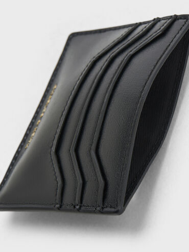 Carli Multi-Slot Card Holder, Black, hi-res