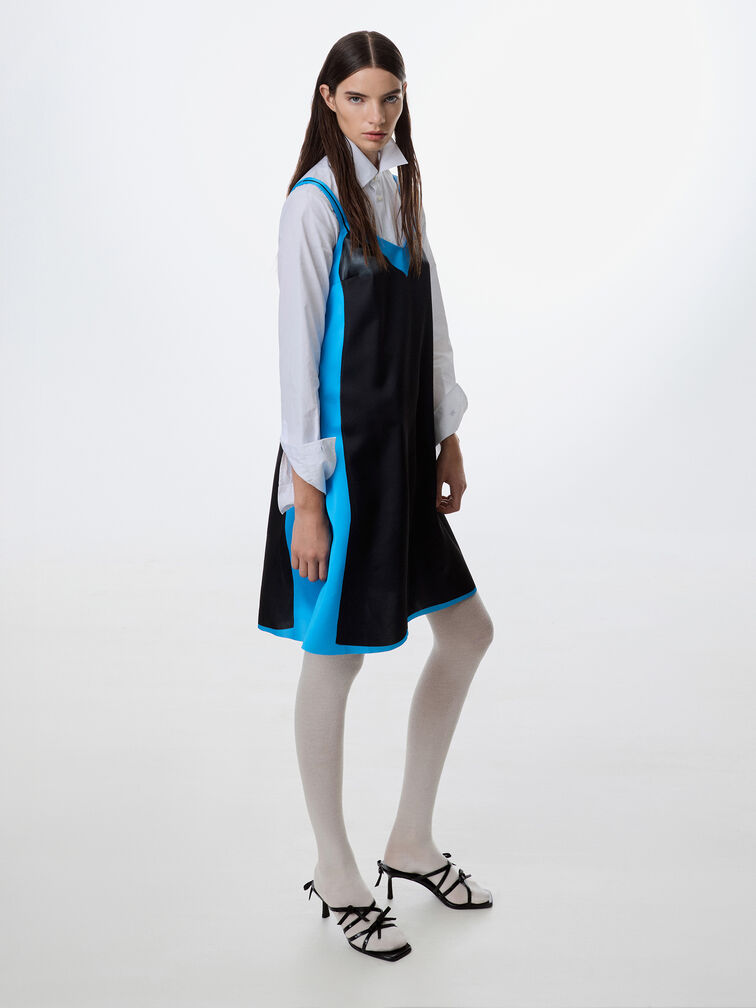 Kelis Rose-Bow Strappy Heeled Mules, Black Boxed, hi-res