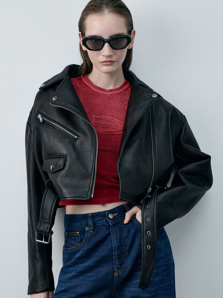 نظارة شمسية أونيكس كات آي أسيتات مُعاد تدويره, أسود, hi-res