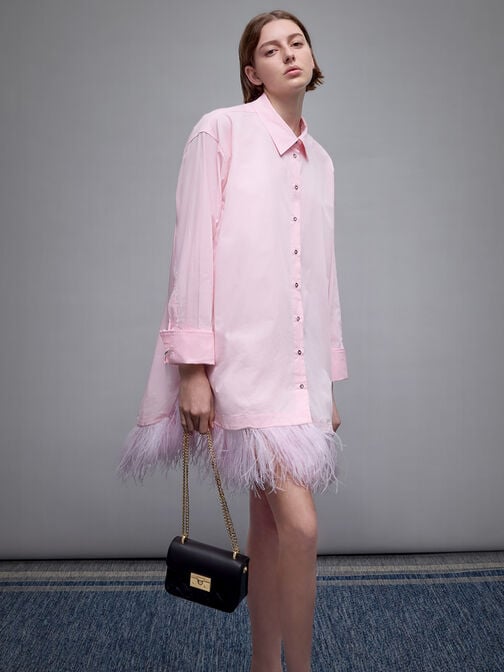 Alva Quilted Chain-Handle Bag, Black, hi-res