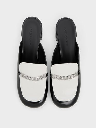 حذاء ميول أنيق بلونين وسلسلة, متعدد الألوان, hi-res