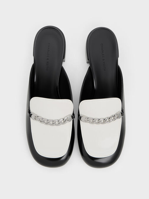 حذاء ميول أنيق بلونين وسلسلة, متعدد الألوان, hi-res