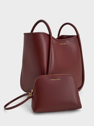 حقيبة ليلا توت باج واسعة بتصميم انسيابي, برقوق التوت, hi-res