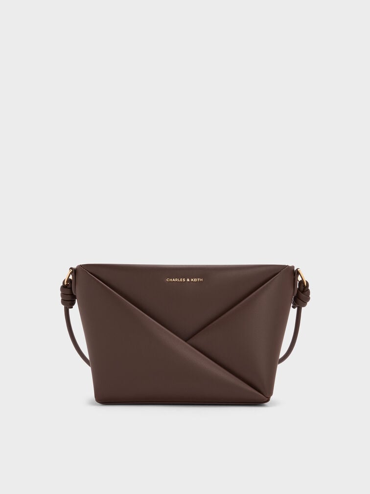 Midori Geometric Crossbody Bag, Espresso Brown, hi-res