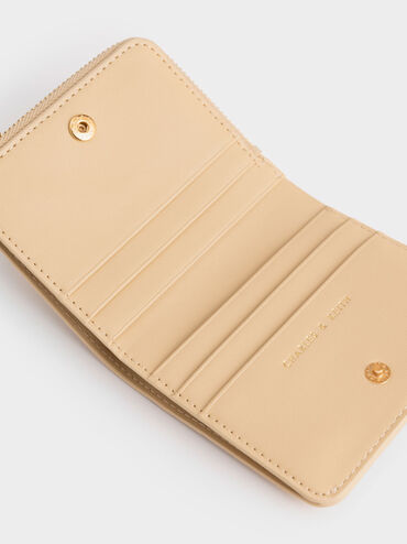 Zip Around Card Holder, Beige, hi-res