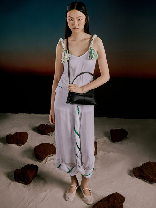 Simone Shoulder Bag, Noir, hi-res