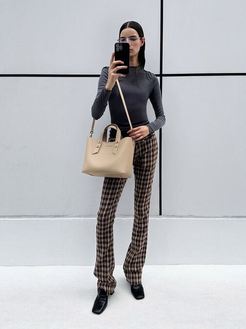 شنطة توت شانيا, Dusted Oat, hi-res