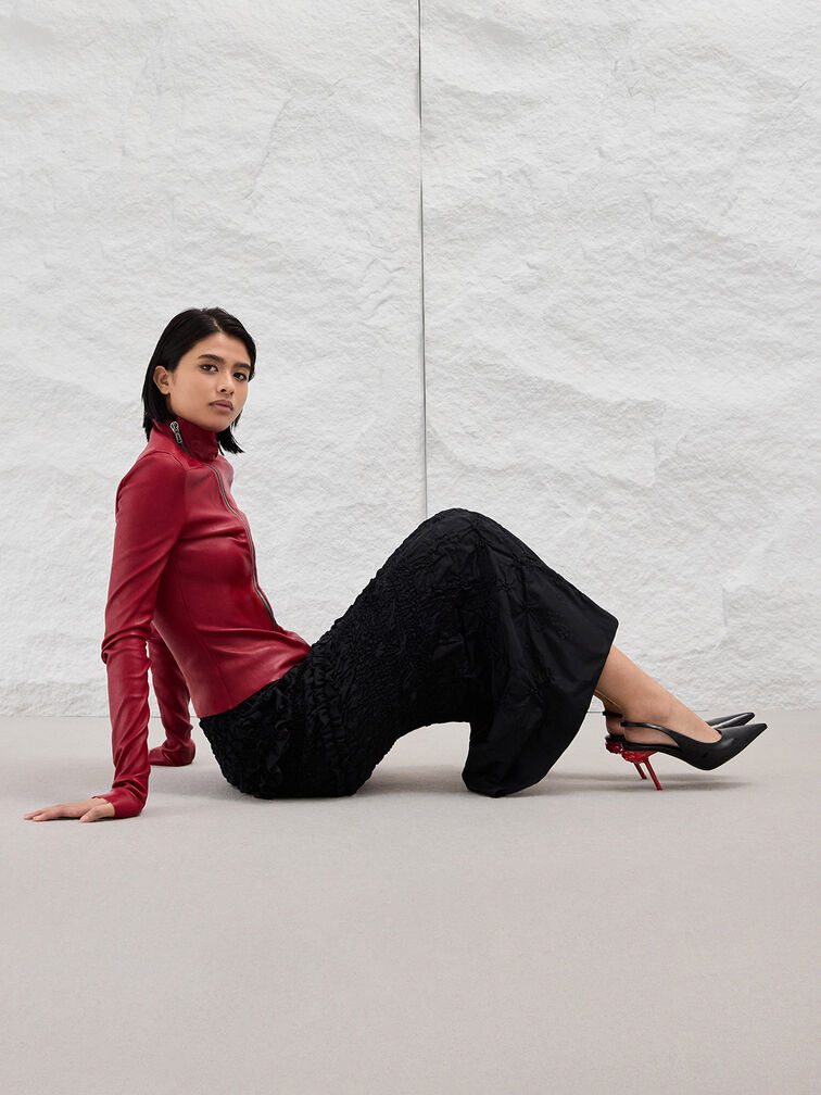 حذاء بكعب وحزام خلفي, صندوق أسود, hi-res