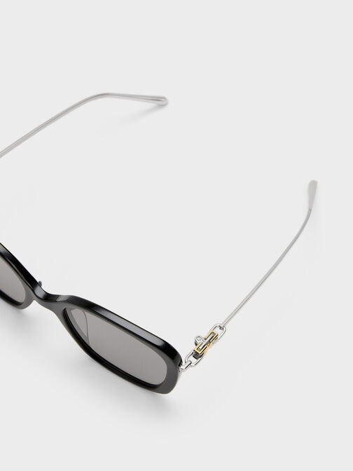 Adalyn Butterfly Sunglasses, Noir, hi-res