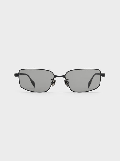 Celestia Rectangular Sunglasses, Noir, hi-res