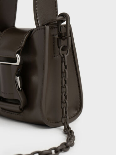 Ivy Top Handle Mini Bag, Dark Moss, hi-res