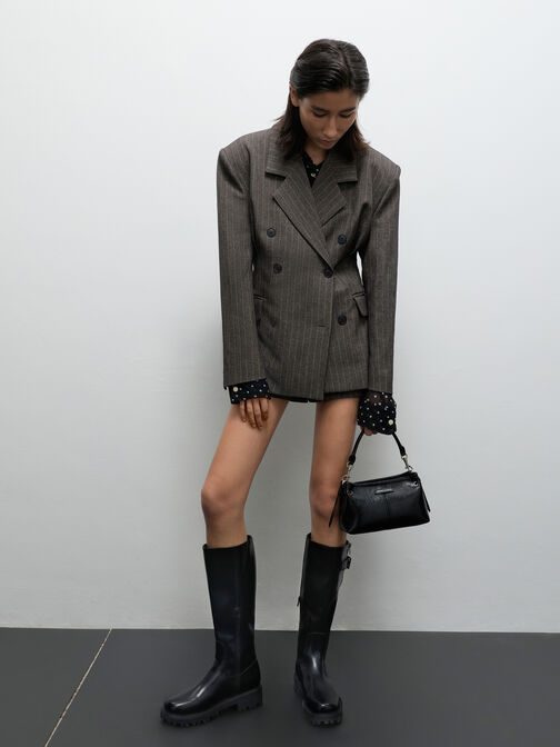 Noane Top Handle Bag, Noir, hi-res