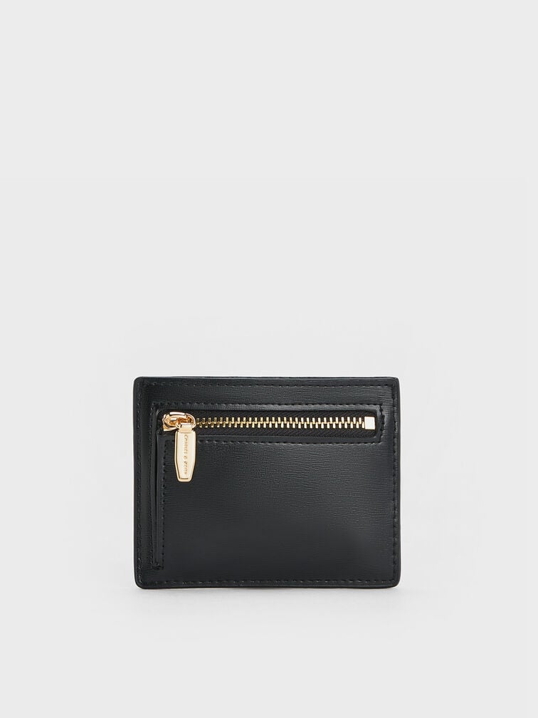 Carli Multi-Slot Card Holder, Black, hi-res