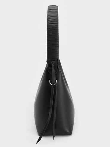 Simone Shoulder Bag, Noir, hi-res