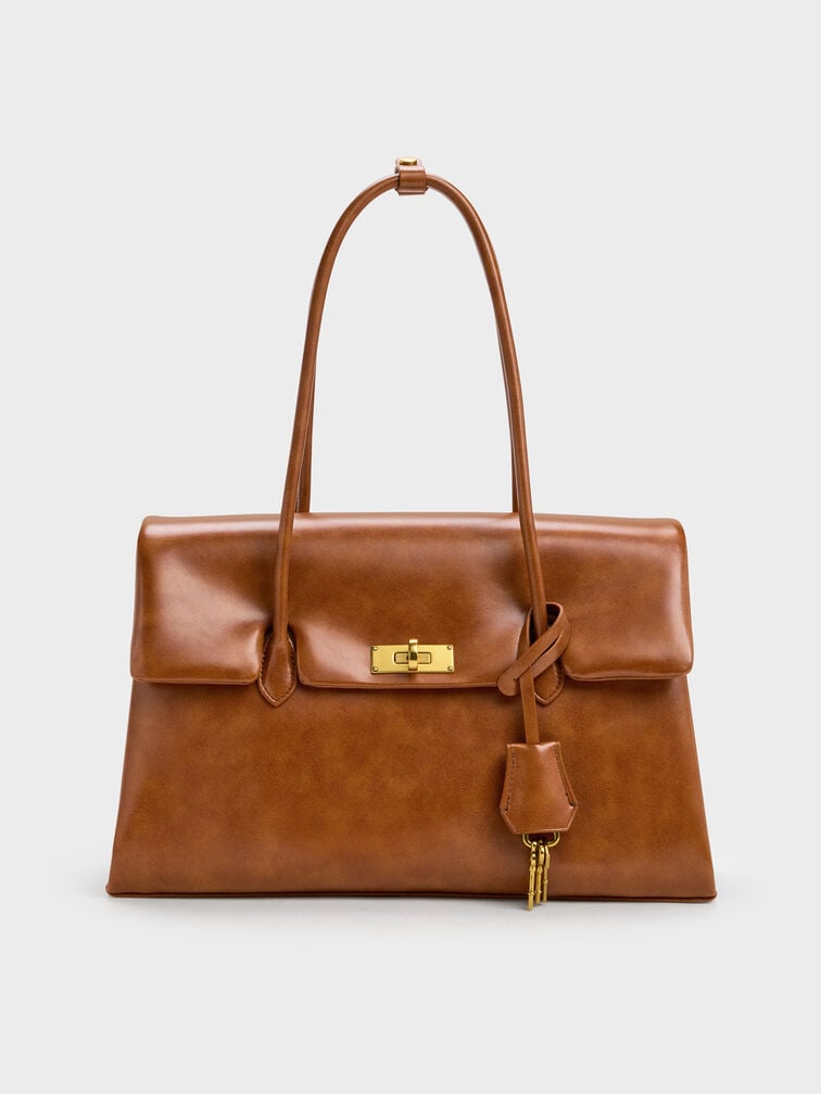 حقيبة توت "كيري" ترابيز, Distressed Tan, hi-res