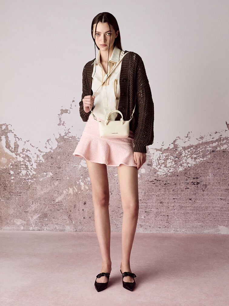 Sammie Knotted-Handle Tote Bag, Cream, hi-res