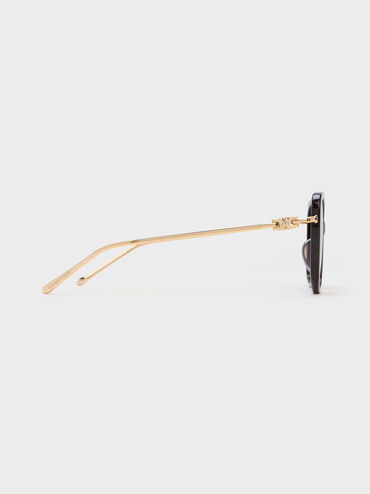 Adalyn Butterfly Sunglasses, Espresso Brown, hi-res