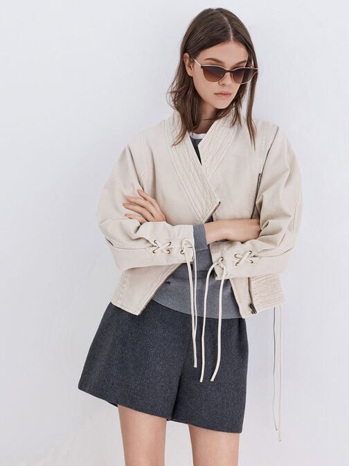 نظارات شمسية جيني بإطار عين القطة, ذهبي وردي, hi-res