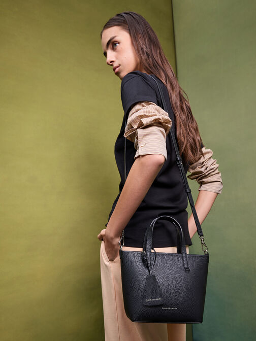 Mini Beryl Tote Bag, Noir, hi-res