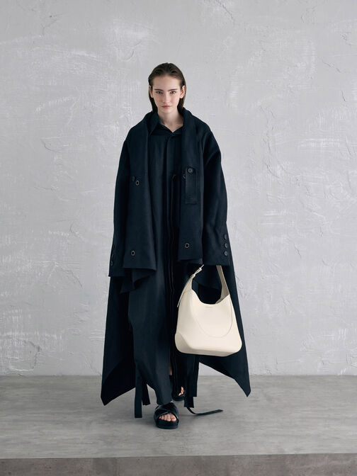 Sigrid Hobo Bag, Cream, hi-res