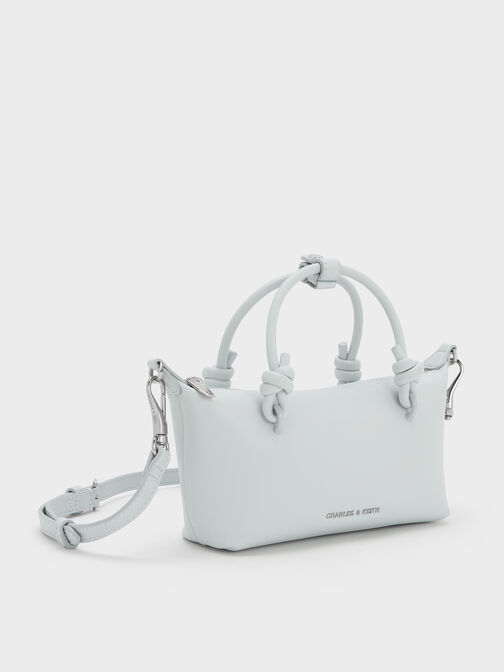 Sammie Knotted-Handle Tote Bag, Sea Salt Blue, hi-res