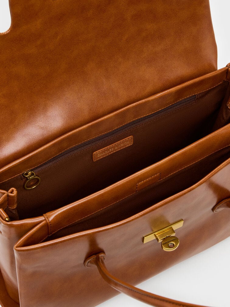 حقيبة توت "كيري" ترابيز, Distressed Tan, hi-res