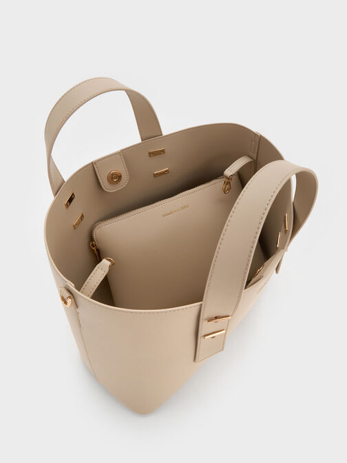 Shania Tote Bag, Dusted Oat, hi-res