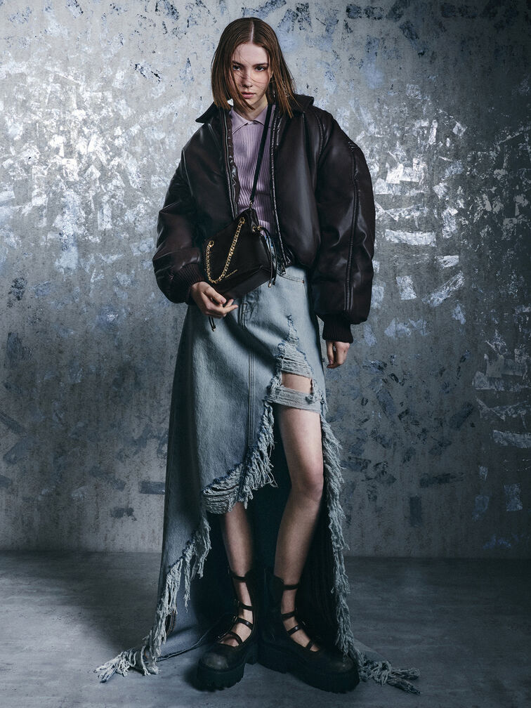 Arya Braided-Strap Double-Handle Crossbody Bag, Black, hi-res