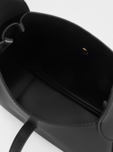 Mini Adalyn Hobo Bag, Black, hi-res