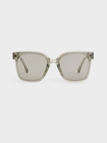 Brea Foldable Sunglasses, Grey, hi-res