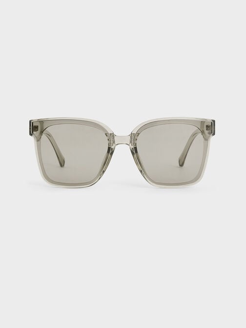 Brea Foldable Sunglasses, Grey, hi-res