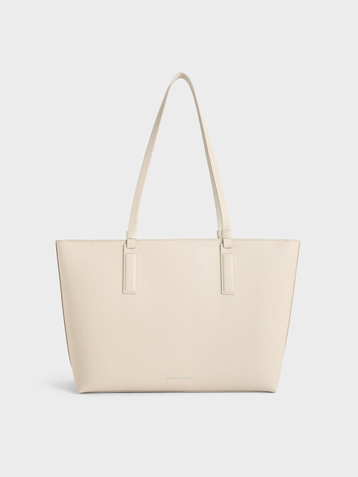Noelle Tote Bag, Ivory, hi-res