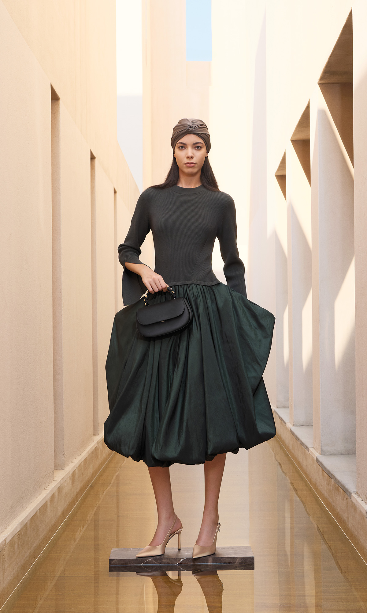 حذاء ميول نسائي برانتلي وردي بفيونكة أمامية – تشارلز آند كيث