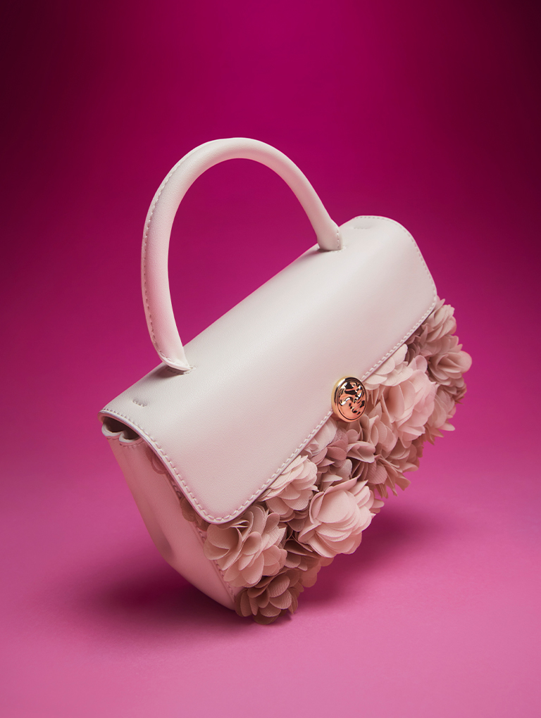 Women’s حقيبة يد بنقشات زهور - CHARLES & KEITH