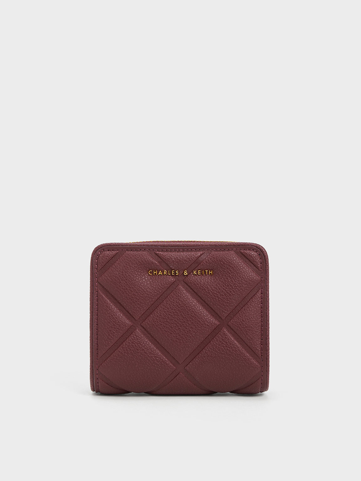 Cobalt Lillie Quilted Mini Wallet - CHARLES & KEITH US